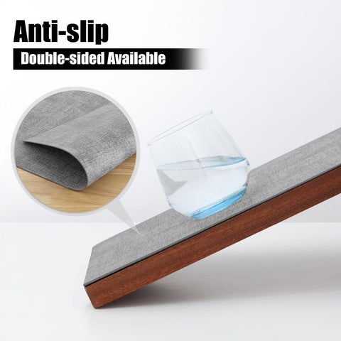 Homaxy double-sided linen pattern placemats for stylish, non-slip settings
