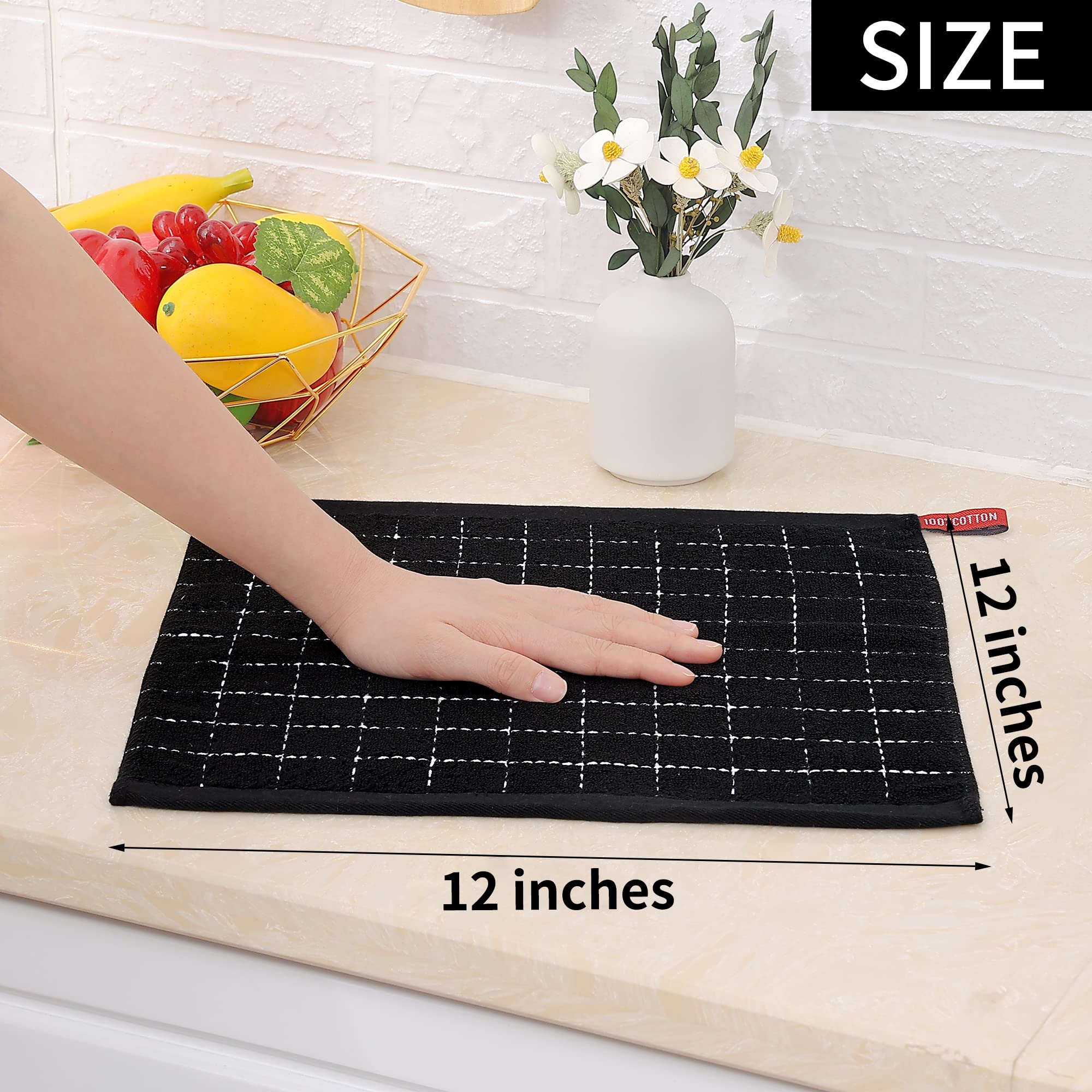 Homaxy dish cloths enable fast drying and easy surface wiping.