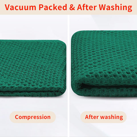 Homaxy kitchen towels soften with every wash, protecting cookware over time.
