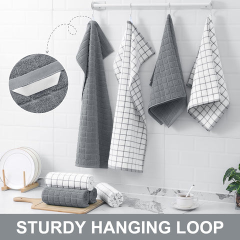 Homaxy easy-care towel care instructions with warm wash and low heat dry