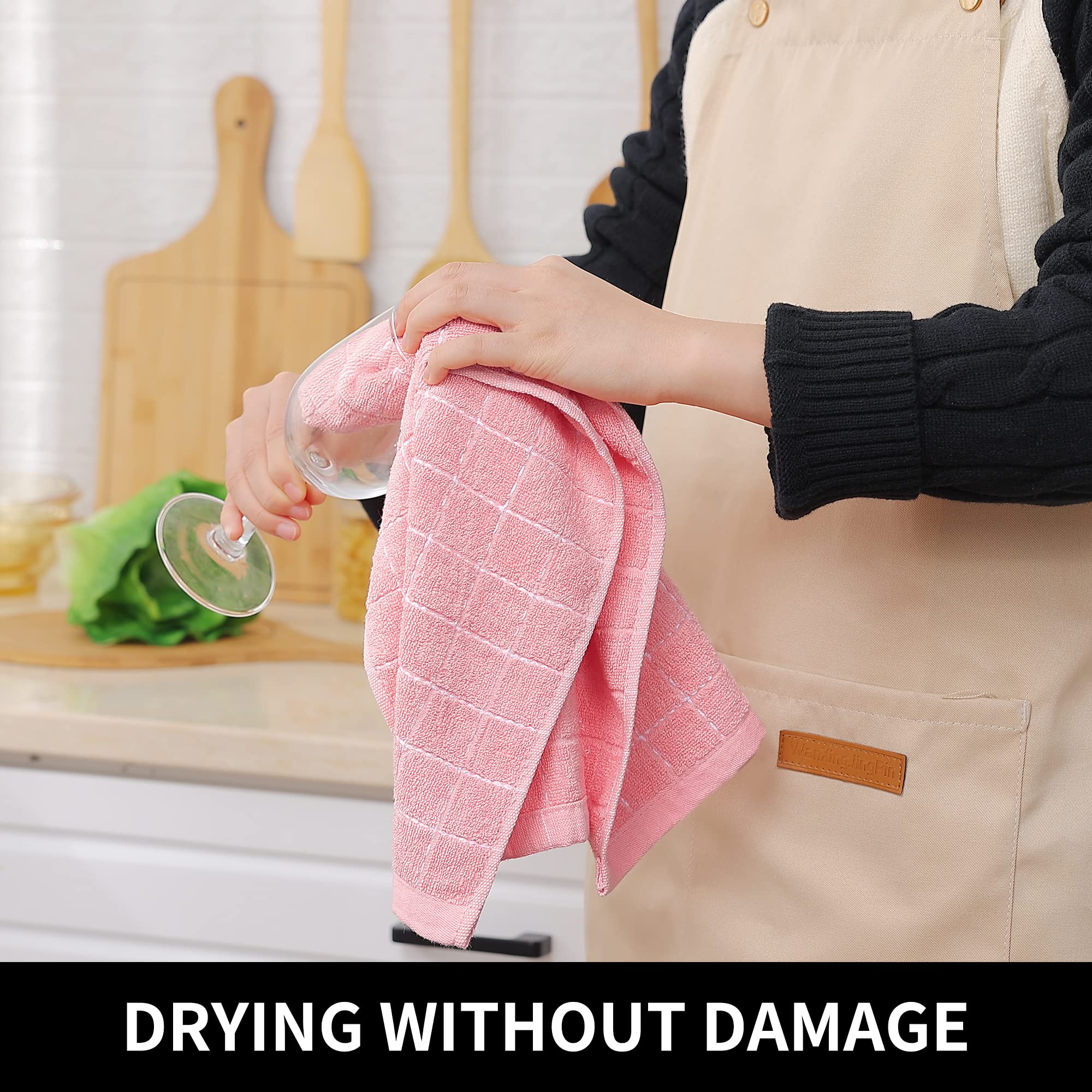 Homaxy four-pack towels offer durable, convenient cleaning in busy kitchens.