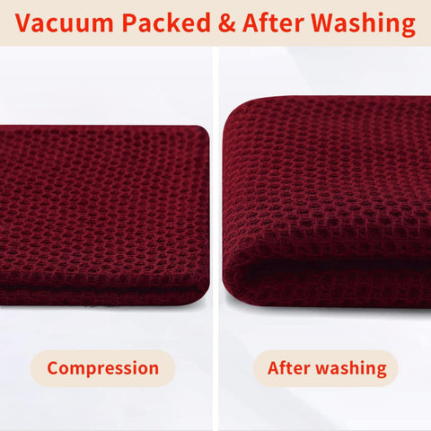 Homaxy six-pack dishcloths coordinate with various kitchen decors.
