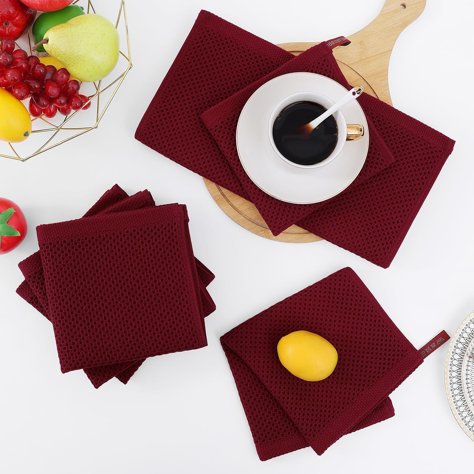 Homaxy kitchen towels provide an alternative to paper towels.