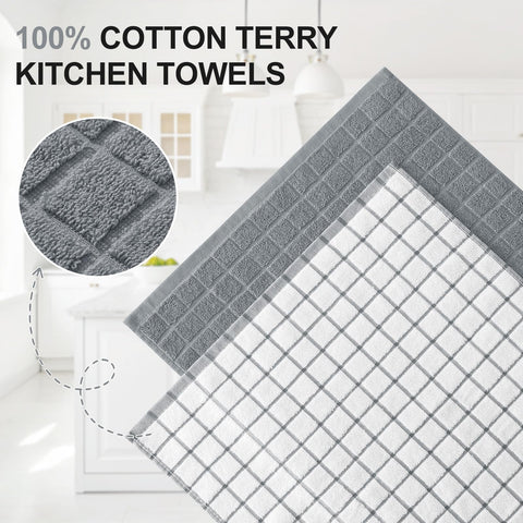 Homaxy natural ring-spun cotton towels offer maximum absorbency for spills