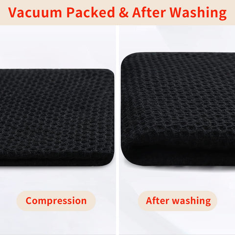 Homaxy non-scratch dish cloth used on glassware for streak-free drying