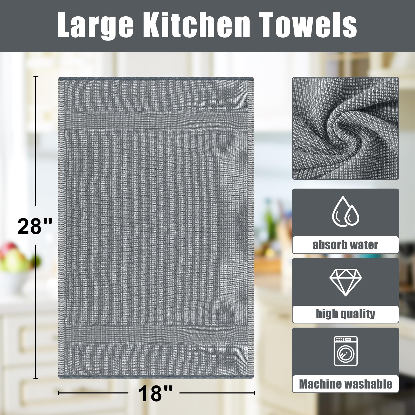 Homaxy premium kitchen towels environmentally friendly reusable option