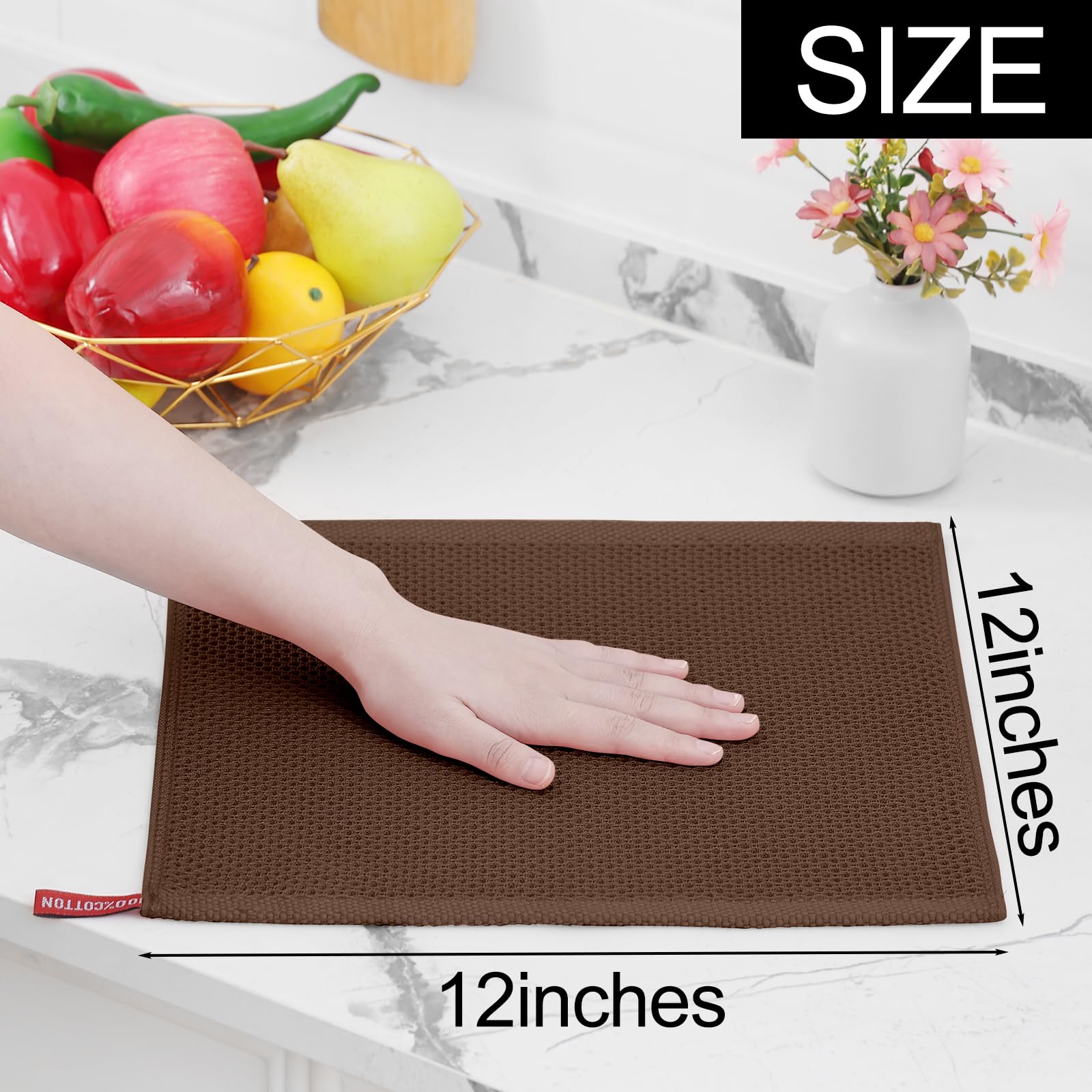 Homaxy soft cotton closeup emphasizes gentle touch for cookware.