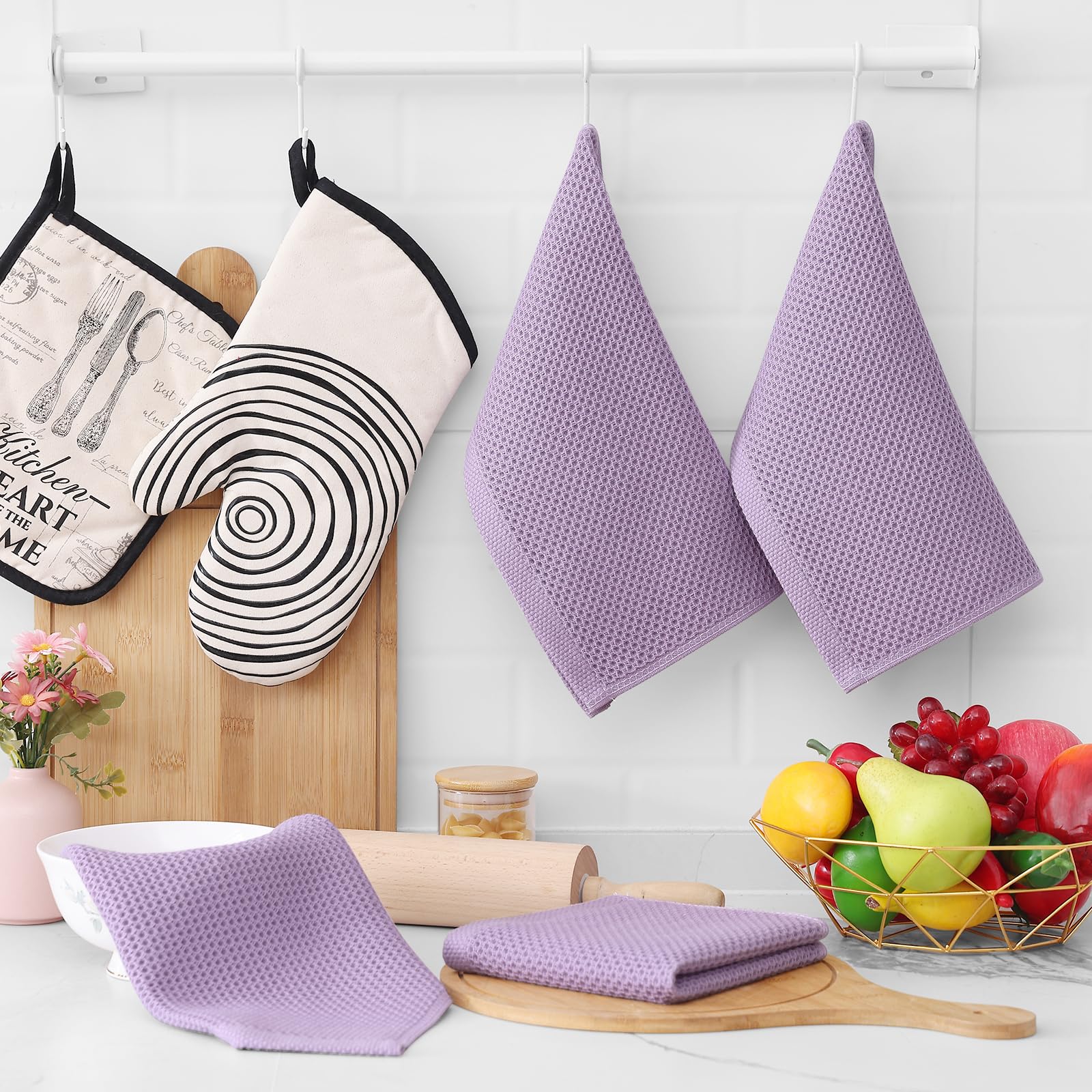 Homaxy dishcloths soften with every wash for lasting comfort.