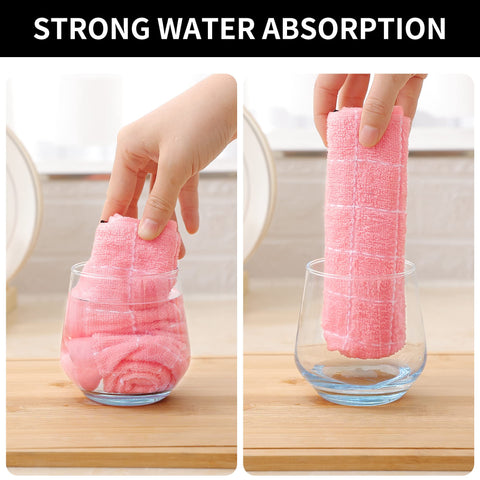 Homaxy soft scratch-free towels protect delicate utensils during drying.