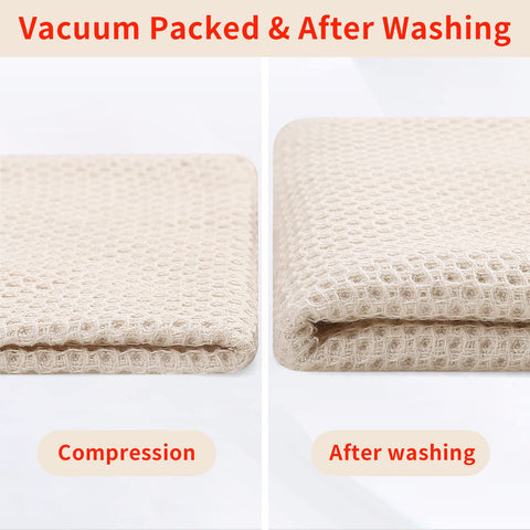 Homaxy versatile kitchen towels in beige for daily use and gift-worthy presentation.