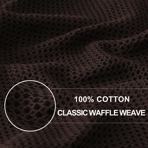 Homaxy waffle weave close-up showing absorbent texture for quick drying