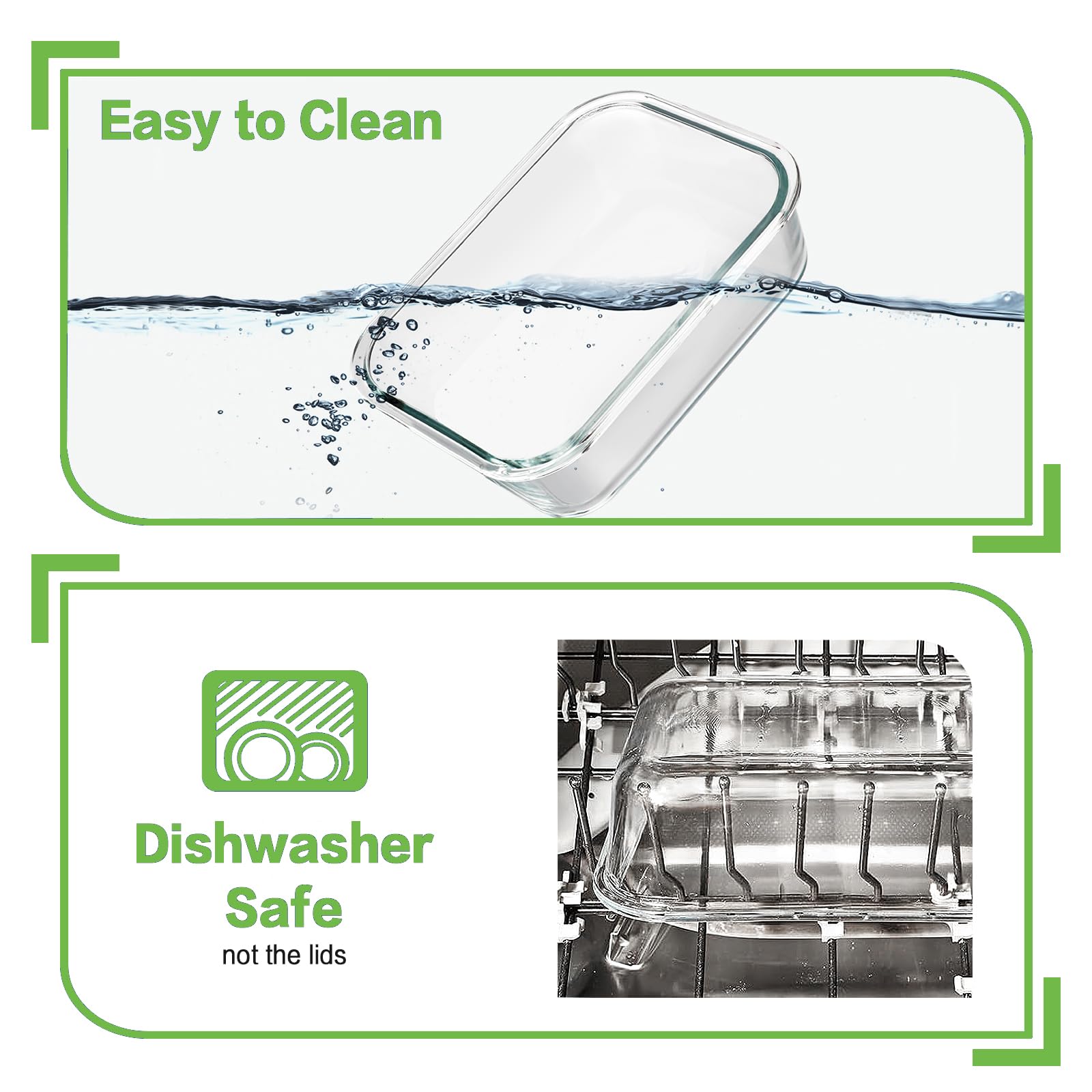 Homberking 530ml square container, versatile for lunch portions and pantry organization.