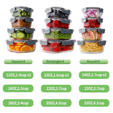 Homberking 630ml rectangle container, perfect for leftovers and space-saving organization.
