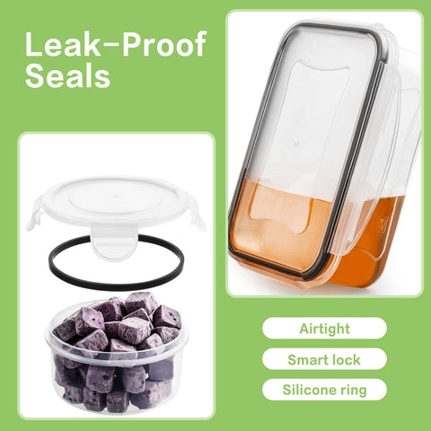 HOMBERKING containers are top-rack dishwasher safe for easy cleanup.