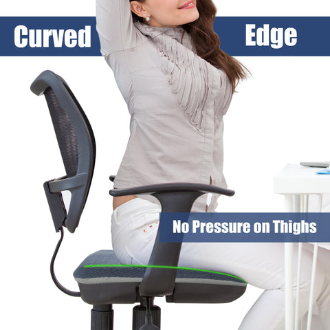 HOMBYS cushion with non-slip backing keeps cushion in place