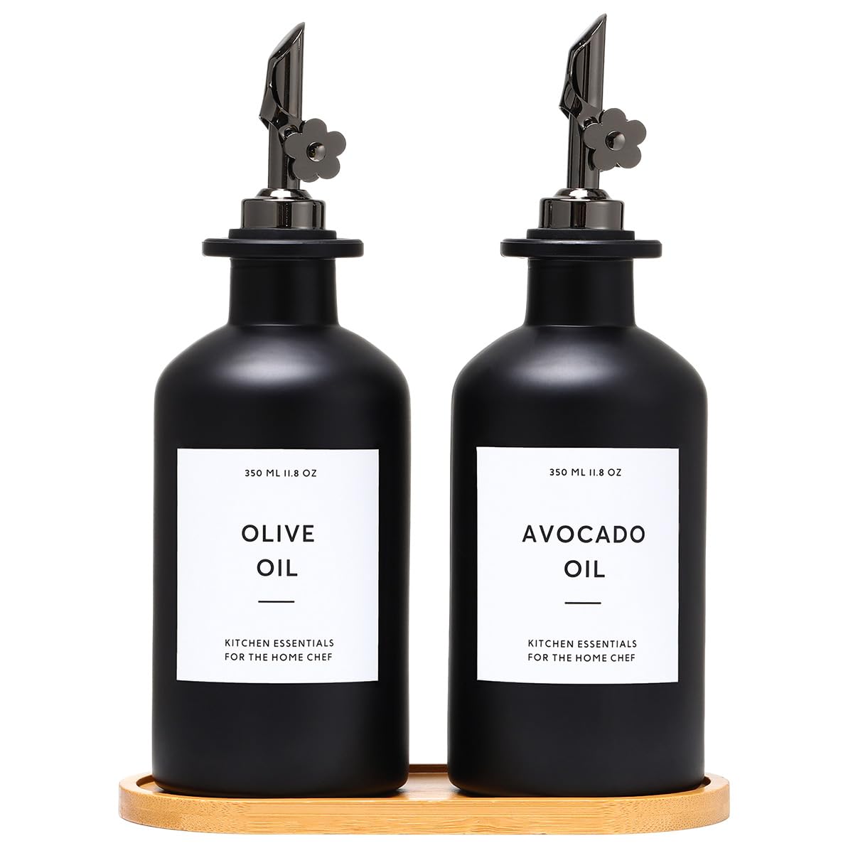 HOMCDALY olive oil dispenser bottle pour enables precise, mess-free drizzle
