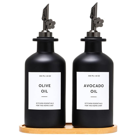 HOMCDALY olive oil dispenser bottle pour enables precise, mess-free drizzle