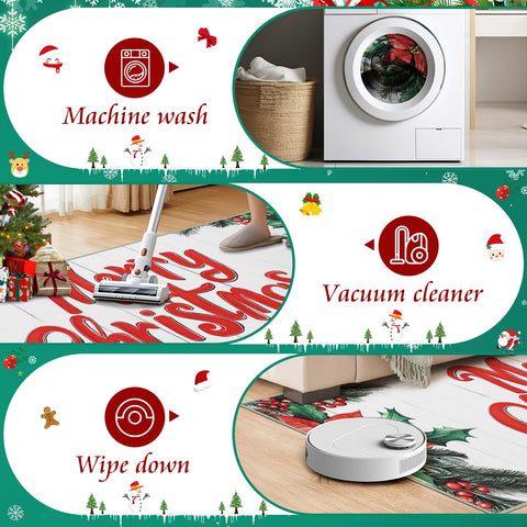 Homcomoda kitchen runners protect floors while bringing cheerful decor to busy kitchens.