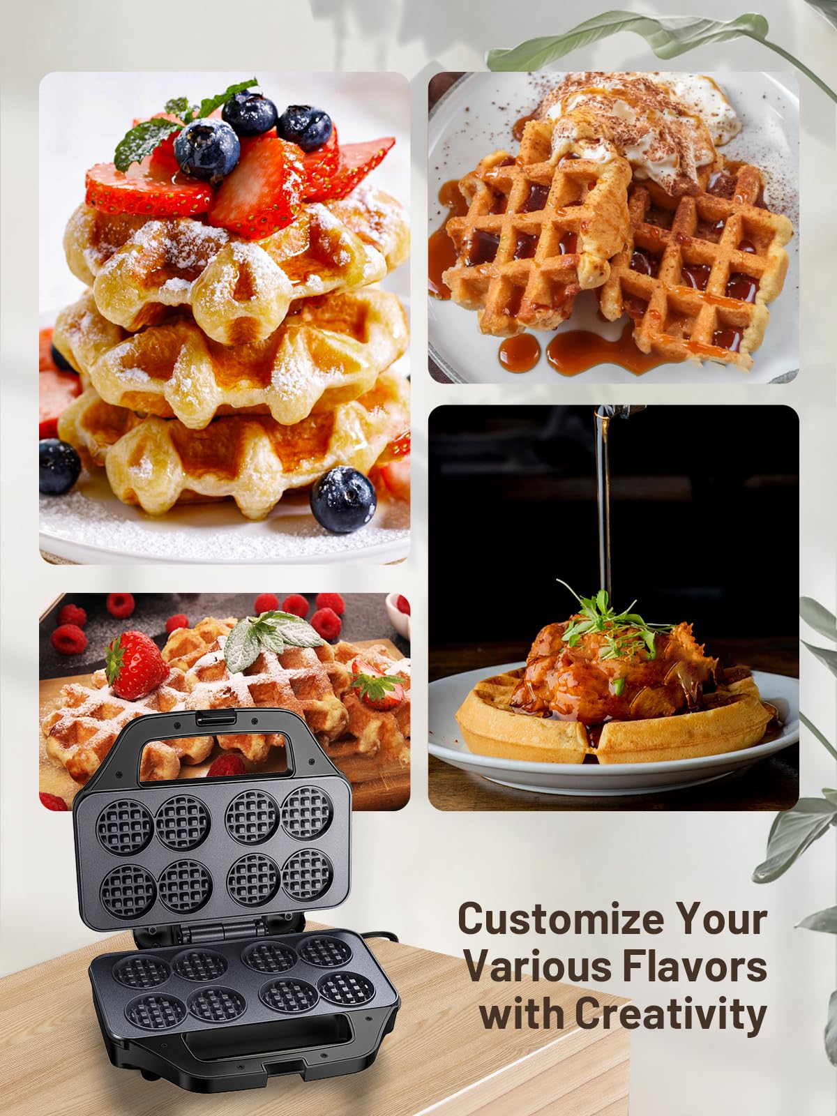 HomCozy provides even cooking for golden, consistent bites