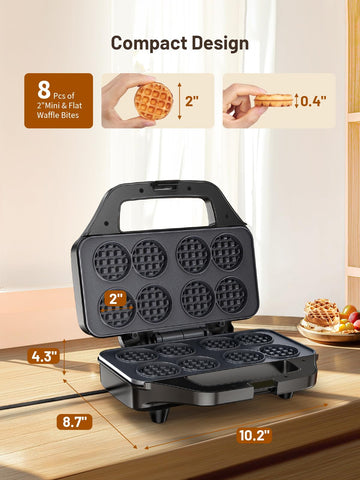 HomCozy heats up fast, delivering waffles in minutes