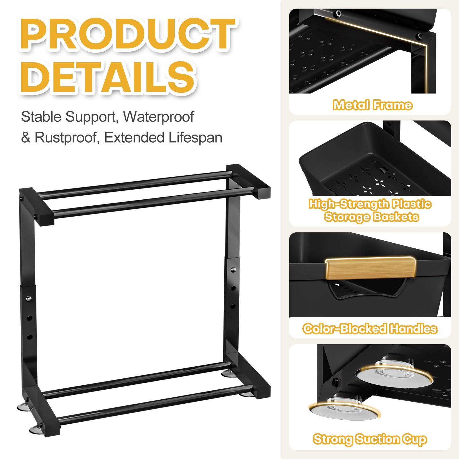 Homde quick 5-minute assembly makes setup simple for renters and homeowners.