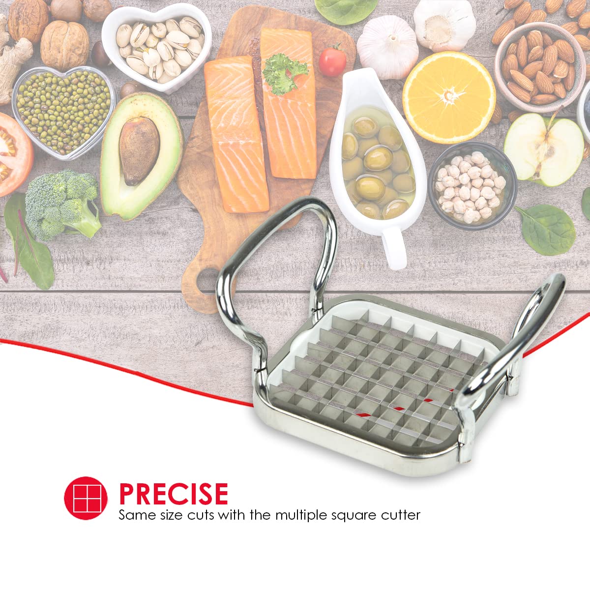 Home Basics French Fry Cutter used on carrots and zucchini for veggie fries