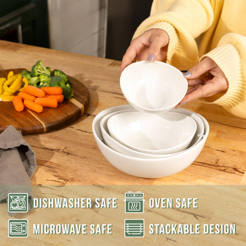 Home Beets 28oz bowls perfect for pasta, salads, and family-style servings.