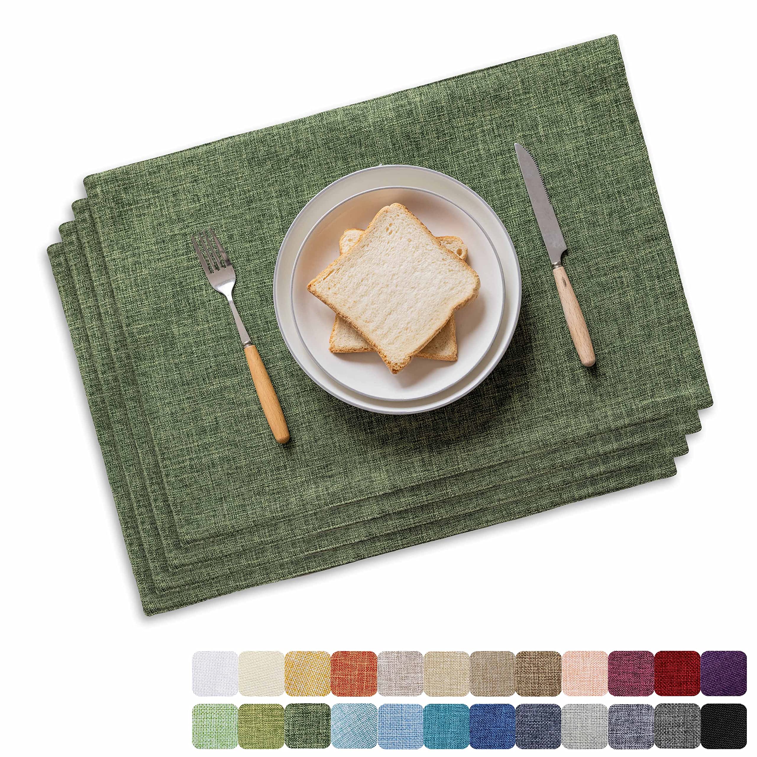 Home Brilliant double-layer placemats provide durable protection for daily meals