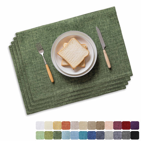 Home Brilliant double-layer placemats provide durable protection for daily meals