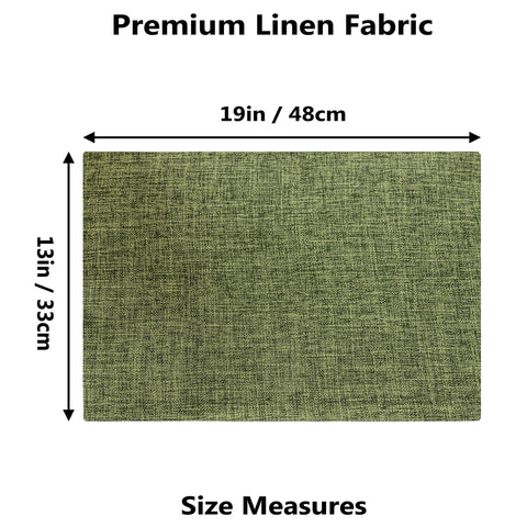 Home Brilliant machine washable placemats for easy cleanup