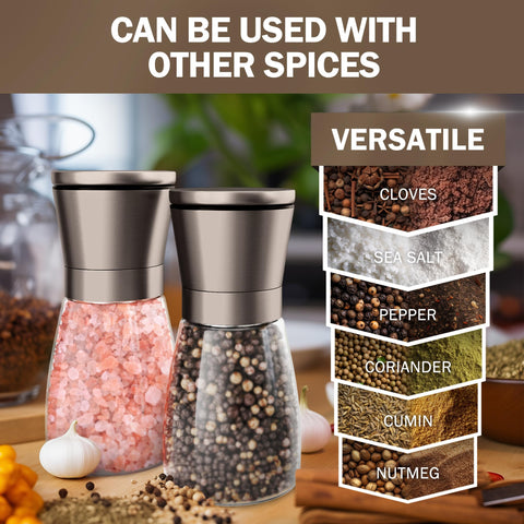 Home EC Chef Ebook included with the grinder set for cooking inspiration.