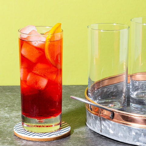 Home Essentials & Beyond 17oz capacity supports lemonade, cocktails, smoothies, and more.