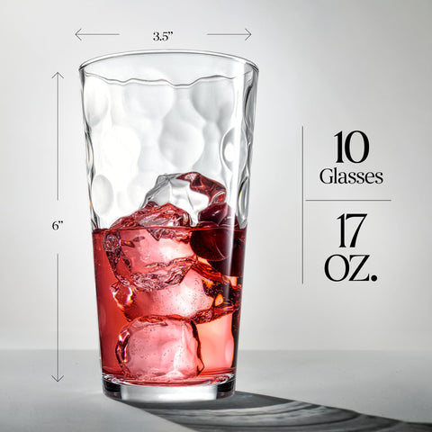 Dishwasher-safe highball glass by Home Essentials Beyond for easy care.