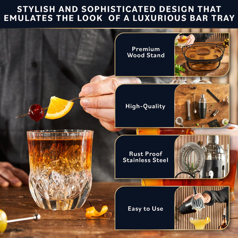 Home Hero recipe book included to guide ten cocktail creations.