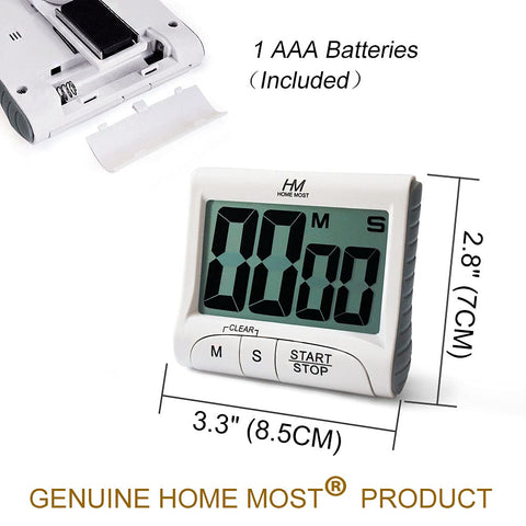 HOME MOST timer with foldable hook ready to hang on a wall