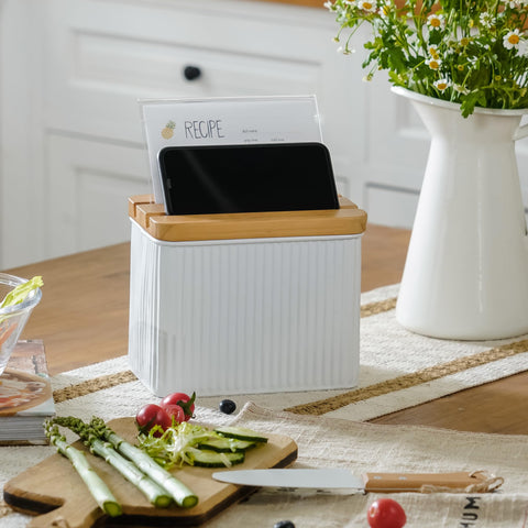 HOME PALETTE dividers and cards organize recipes by category for fast retrieval