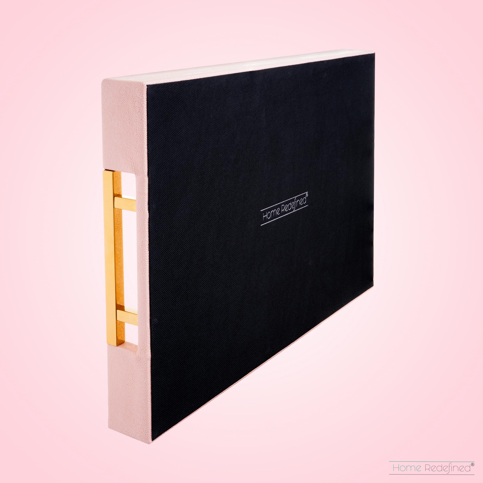 Home Redefined pink tray gift-ready packaging in white box