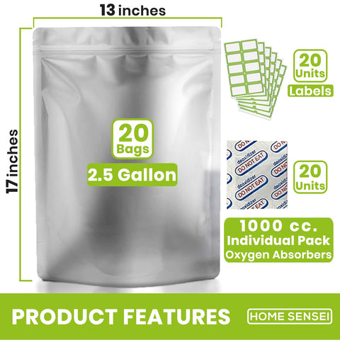 Home Sensei 15mil thick bags highlight durable design for rugged storage