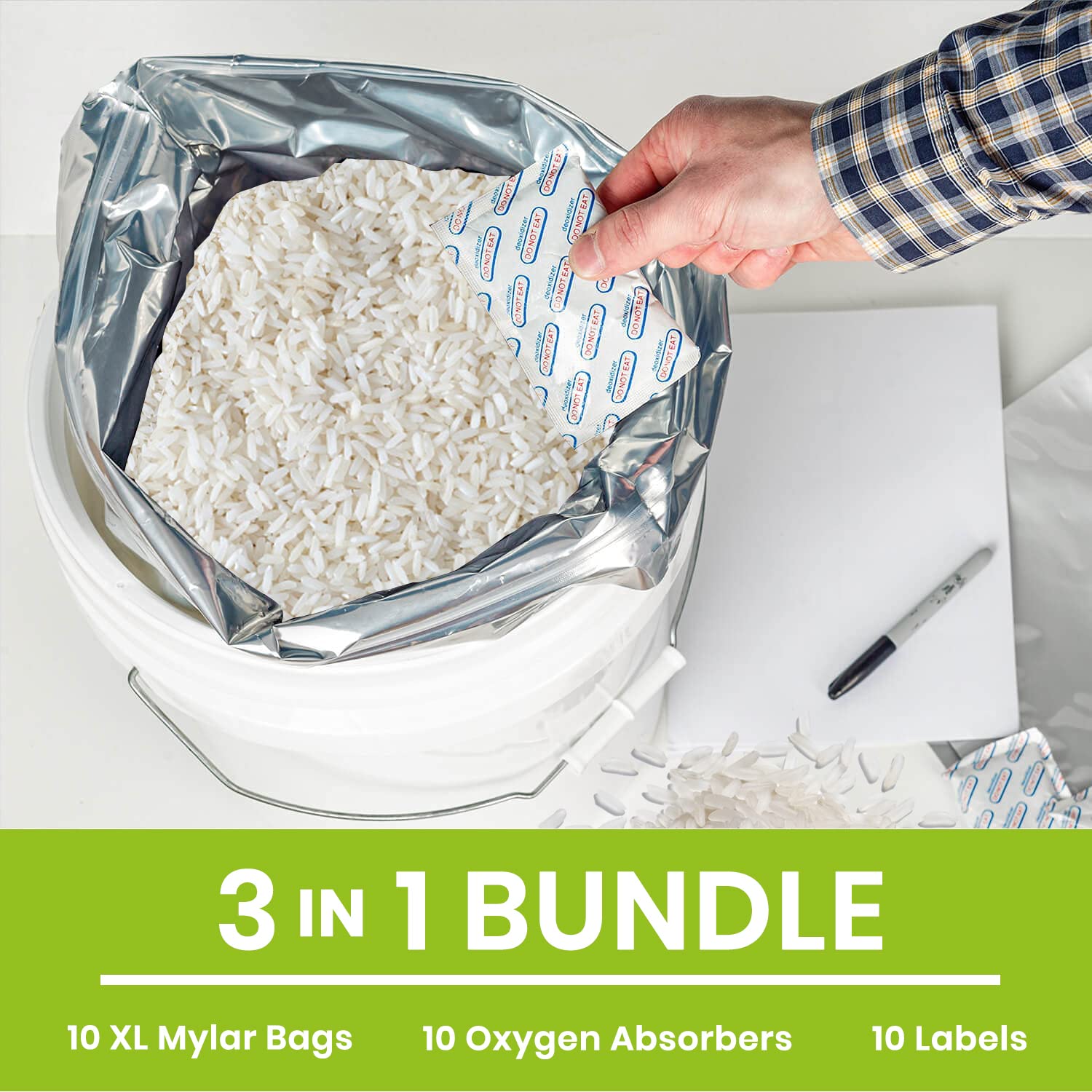 Home Sensei triple-layer design with aluminum reinforcement for durability and barrier strength.
