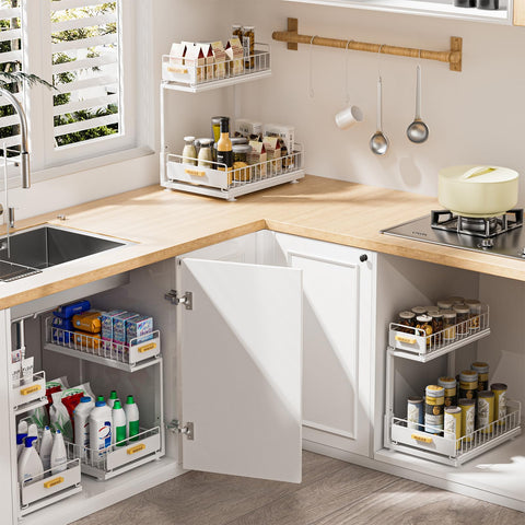 HOMEAILIE easy-to-clean metal frame keeps maintenance minimal.