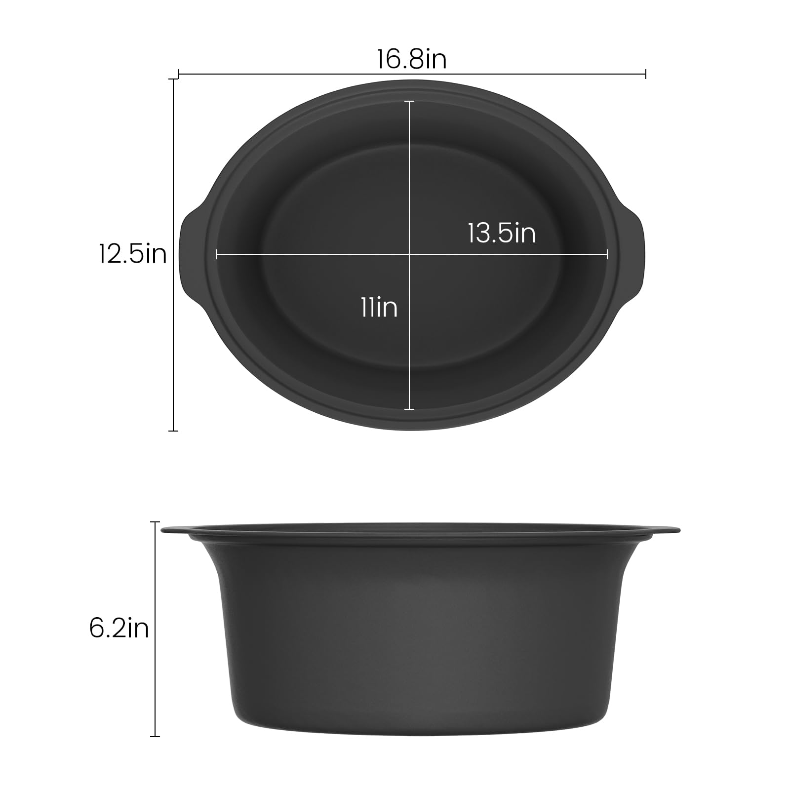 HOMECOOKIN dishwasher-safe glass lid speeds post-meal cleanup.
