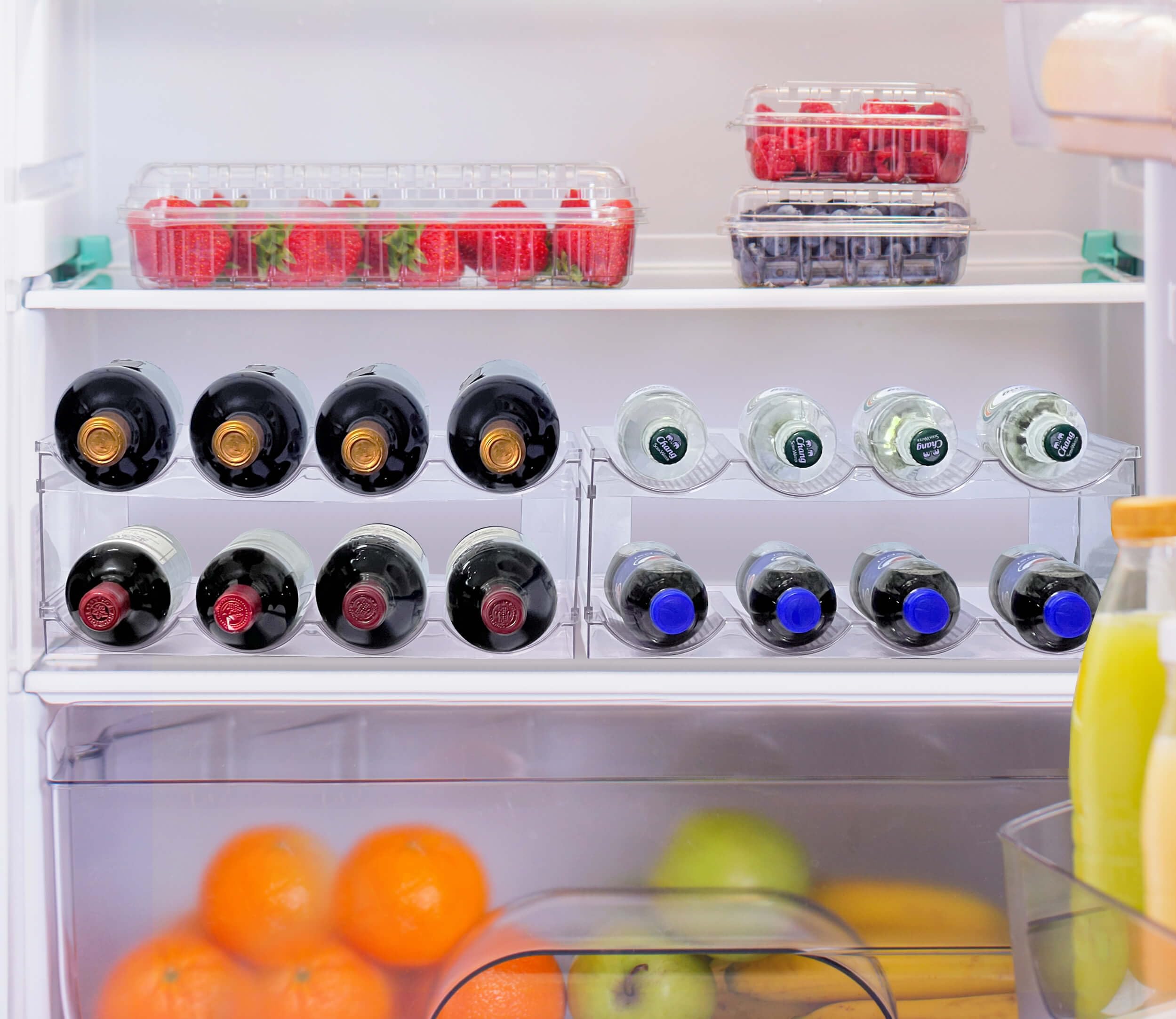Homecor bottle organizer versatile storage for water bottles and tumblers