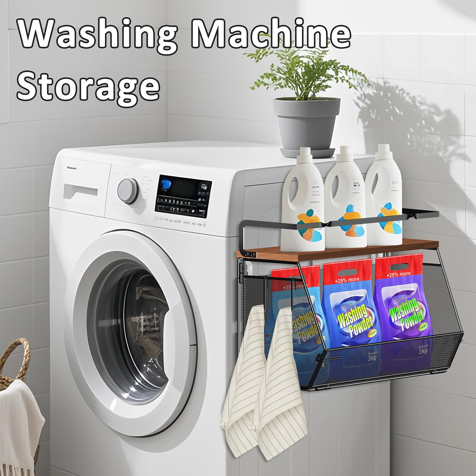 Homecor dense mesh design prevents small items from slipping.