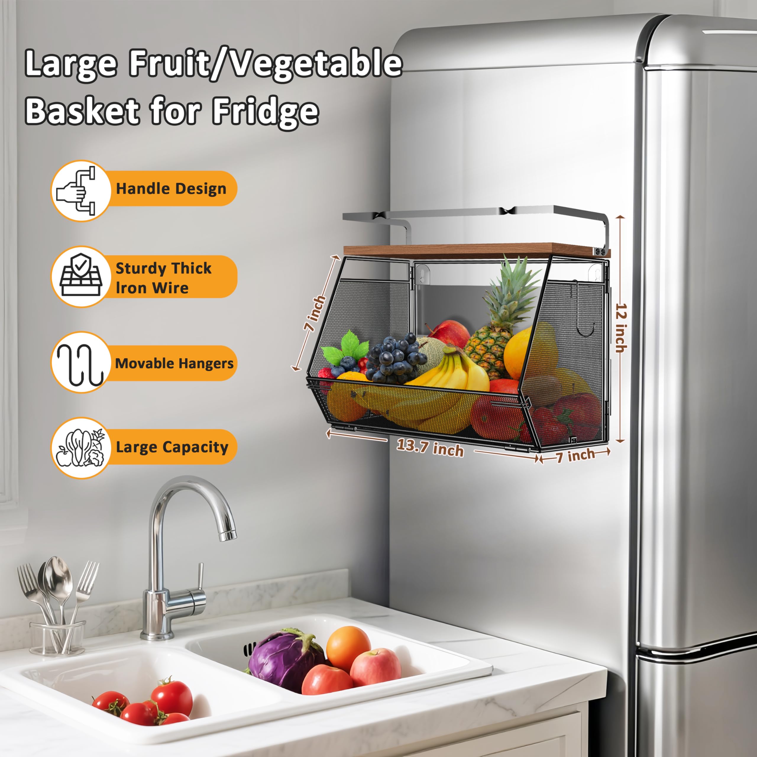 Homecor magnetic shelf in RV storage keeps spices secure during travel.