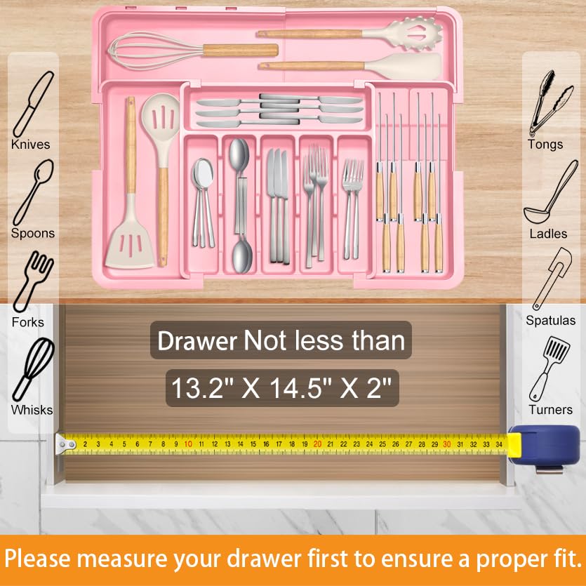 Pink Homecor organizer made from BPA-free PP for easy cleaning.