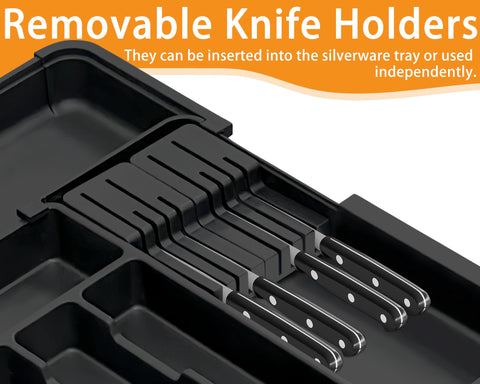 Homecor knife block inserts offer safe, quick knife access