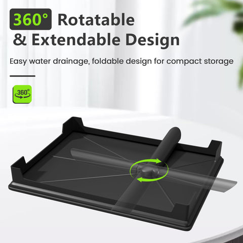 HomeCurated compact countertop organizer helps keep kitchen surfaces dry.