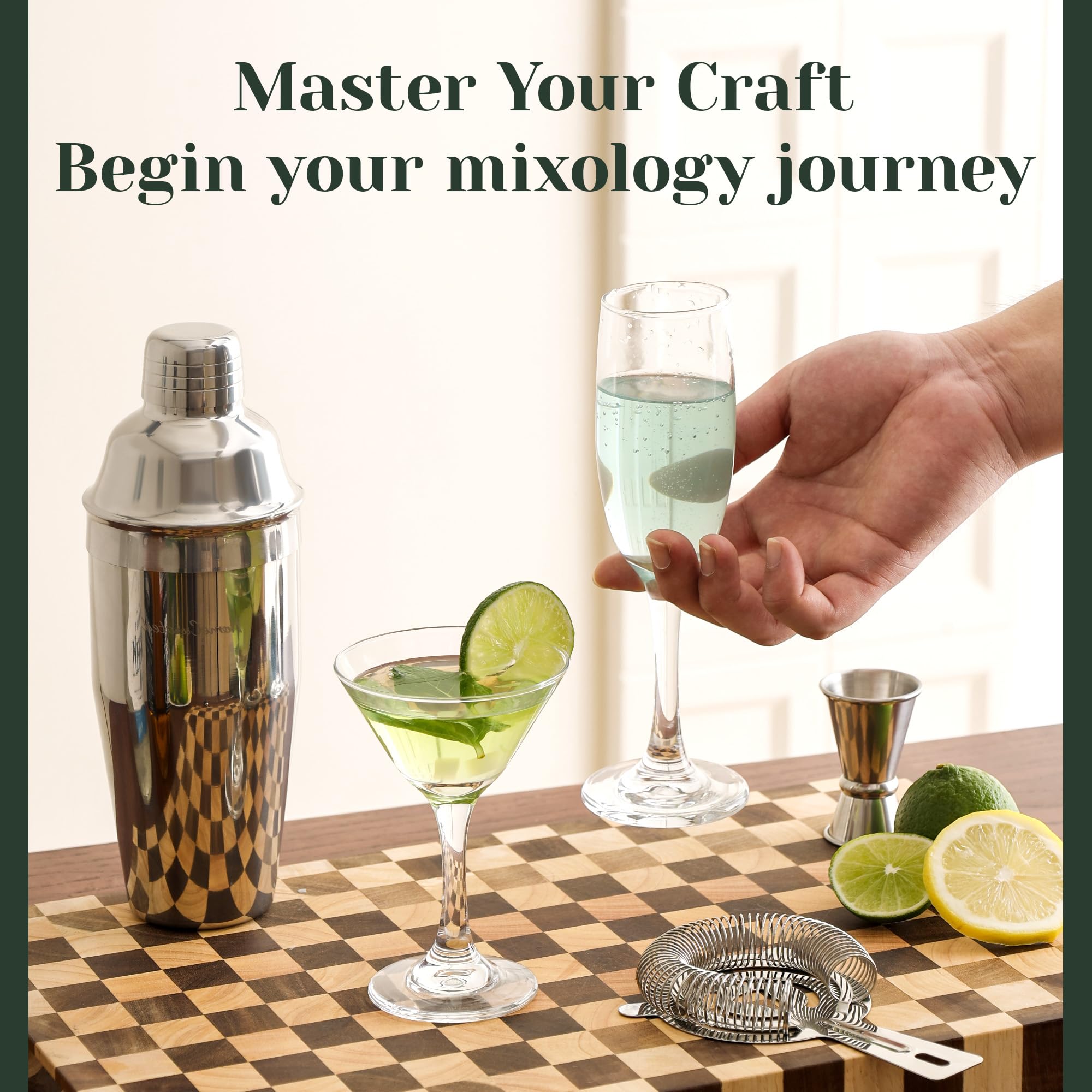 HomeCurated Recipe Book offers beginner-friendly guides for craft cocktails