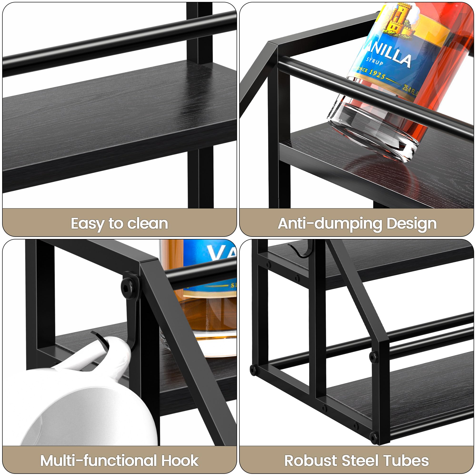 Homedawn multi-use organizer with hook area for utensils and towels