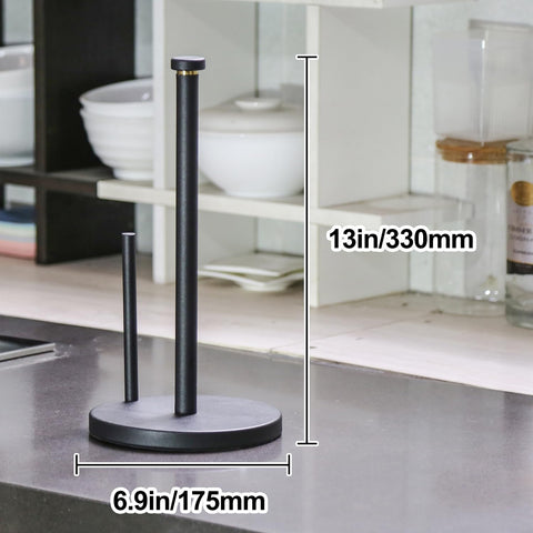 HOMEFELIZ stainless steel paper towel holder suits busy kitchens while resisting rust.